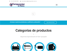 Tablet Screenshot of compucenter.com.mx